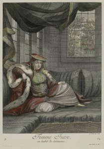 Mujer judía en traje de ceremonia de Gerard Jean Baptiste Scotin